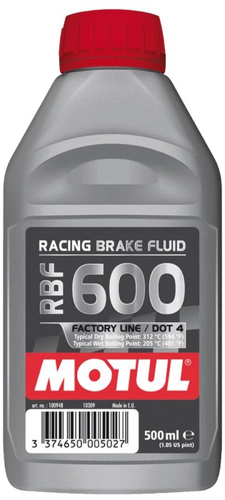 MOTUL RBF 600 FACTORY LINE 312°C 0.5L DOT4 PIDURIVEDELIK