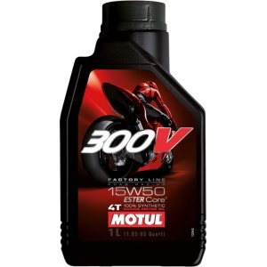 MOTUL 300V FACTORY LINE ROAD RACING 15W50 1L