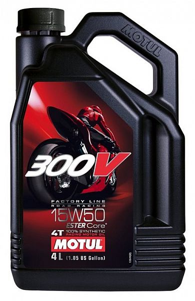 MOTUL 300V FACTORY LINE ROAD RACING 15W50 4L