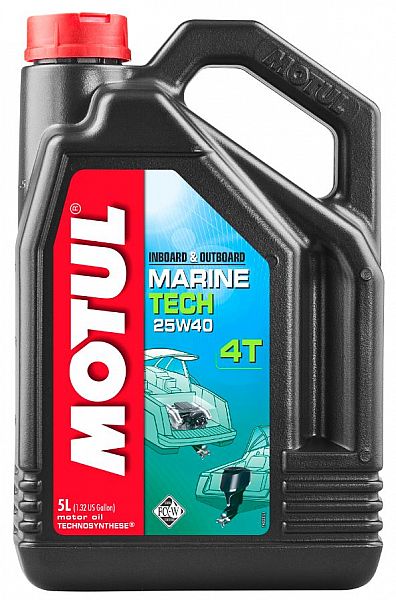 MOTUL MARINE TECH 4T 25W40 5L