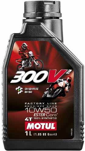 MOTUL 300V2 FACTORY LINE RR / OR 10W50 1L* UUS