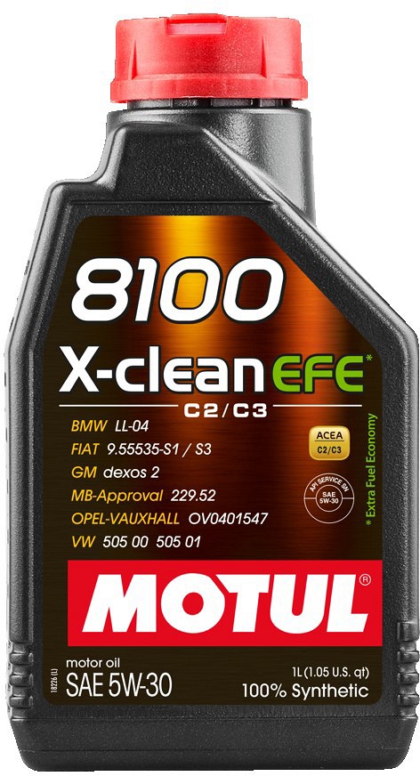 MOTUL 8100 X-CLEAN EFE 5W30 C2 / C3 1L