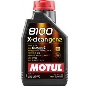 MOTUL 8100 X-CLEAN GEN2 5W40 1L