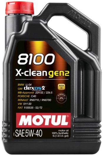 MOTUL 8100 X-CLEAN GEN2 5W40 5L