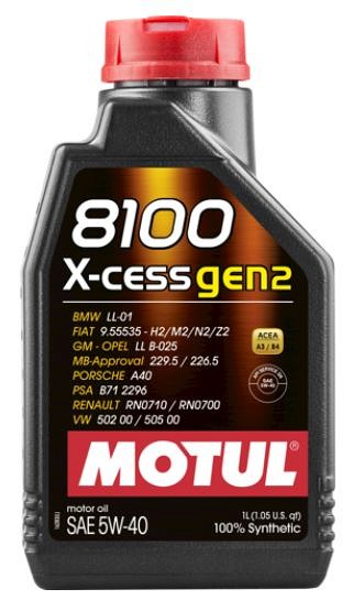 MOTUL 8100 X-CESS GEN2 5W40 1L