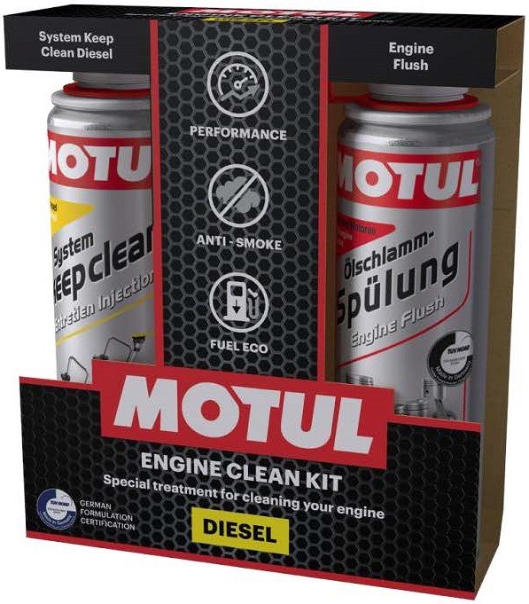 MOTUL ENGINE CLEAN KIT (DIISEL) 2X300ML (B2C)