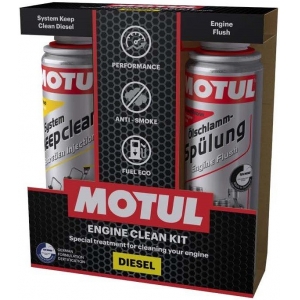 MOTUL ENGINE CLEAN KIT (DIISEL) 2X300ML (B2C)