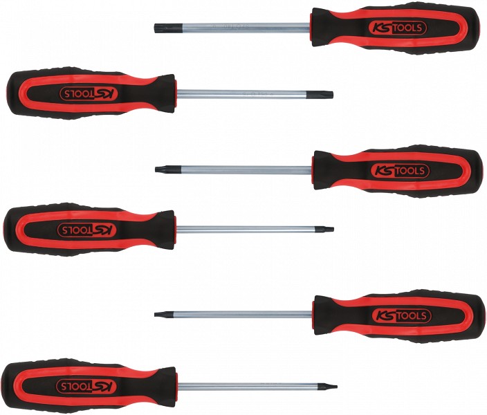 6-OS. TORX KRUVIKEERAJATE KOMPL. T10-T40 KS TOOLS