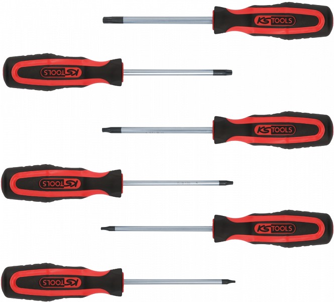 6-OS. AVAGA TORX KRUVIKEERAJATE KOMPL. TH10-TH40 KS TOOLS