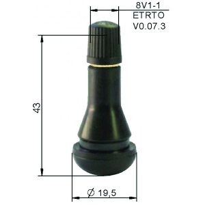 TL-VENTIIL V2-03-1  /  TR413. KOOSTATUD. 100TK (TRAX / TUV)