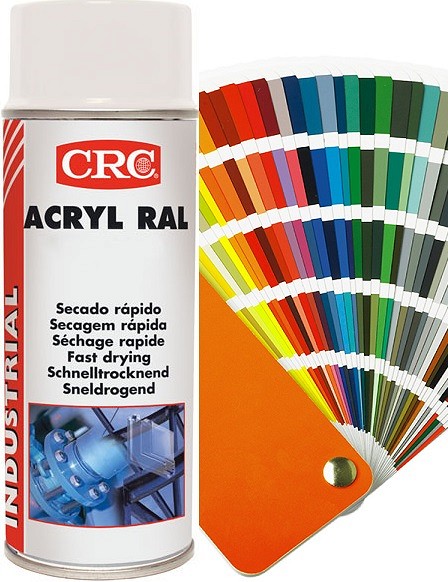 CRC ACRYL RAL 1023 LIIKLUSKOLLANE AKRÜÜLVÄRV 400ML / AE