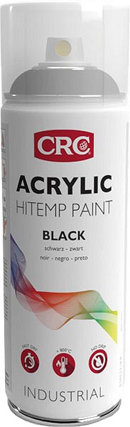 CRC ACRYL RAL +600C MUST HI-TEMP KUUMAKINDEL VÄRV 400ML / AE