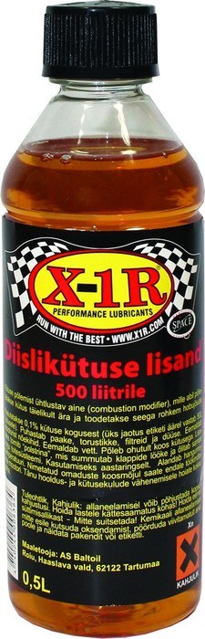 X-1R 500ML DIISLIKÜTUSE LISAND (500L KÜTUSELE)