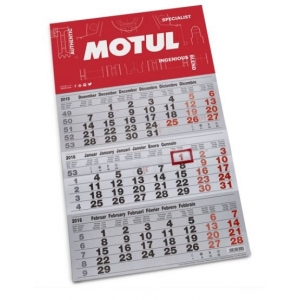 MOTUL 3-MONTH KALENDER 2019