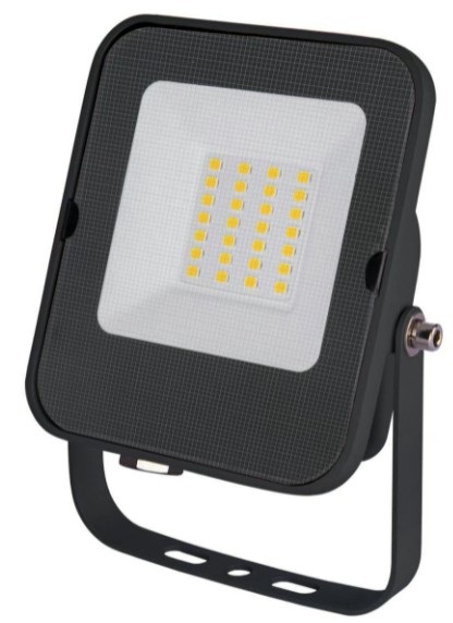 230V LED PROZEKTOR MHN 20W 1600LM 150X170MM NEUTRAALVALGE. MUST IP65 KOBI