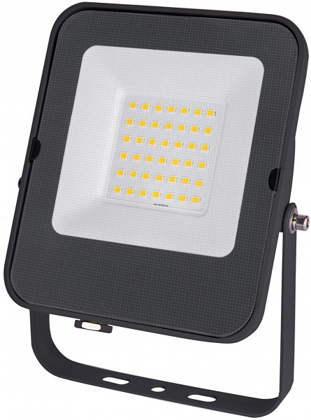 230V LED PROZEKTOR MHN 30W 2400LM 127.5X110MM NEUTRAALVALGE. MUST IP65 G KOBI