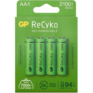 GP AKUPATAREI 2100MAH AA 4TK RECYKO+