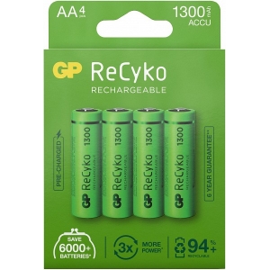 GP AKUPATAREI 1300MAH AA 4TK RECYKO+