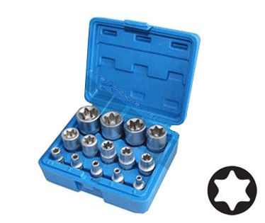 14-OS. E-TORX PADRUNITE KOMPL. 1 / 4"-1 / 2" E4-E24 TRIUMF