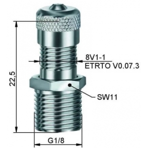 VENTIIL MAHUTILE 23MM - G1 / 8"