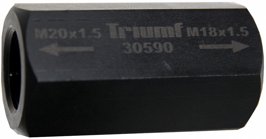 SPINDLI ÜLEMINEK M18X1.5 ->M20X1.5 SISE-SISE TRIUMF