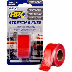 STRETCH&FUSE VULKANISEERUV TEIP 25MM / 3M PUNANE HPX