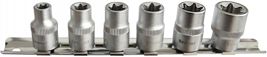 6-OS. 3 / 8" TORX PADRUNID METALLSIINIL E8-E18 TRIUMF