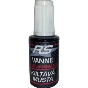 RS "KORJAUSMAALI" (LÄIKIV MUST) 30ML. VELGEDELE VÄRVIPARANDUSEKS