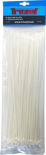 JUHTMEVITS "NYLON" 2.5X100MM VALGE 100TK TRIUMF