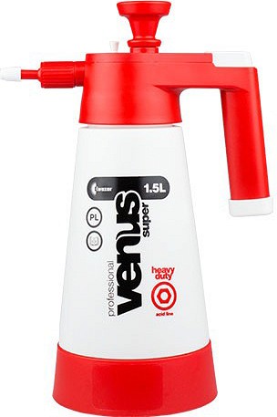 KÄSIPRITS 1.5L PUMPSPRAYER (PESUPRITS) VENUS SUPER HD. HAPPED. PUNANE TRIUMF