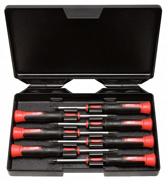 7-OS. MINI TORX KRUVIKEERAJATE KOMPL. T6-T20 KS TOOLS