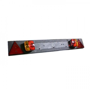 1100X40MM HAAGISETULED+KOLMNURGAD ALUSEL (NUMBRILE) 5M KAABEL 7-PIN PISTIK