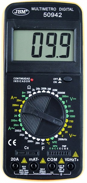 DIGITAALNE MULTIMEETER PVC KATE (DIGITESTER) JBM