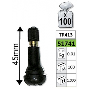 VENTIIL TR413 45MM "GOOD FOR GO" JBM 100TK PAKIS!!! MÜÜME PAKK!