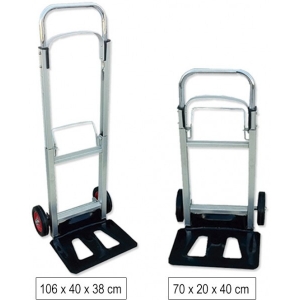 TRANSPORDIKÄRU-PAKIKÄRU KOKKUKLAPITAV MAX 90KG H70-106CM JBM