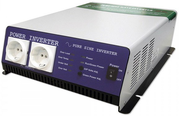 INVERTER / VOOLUMUUNDUR "HD POWER" 12V / 24V->230V 1200W JBM