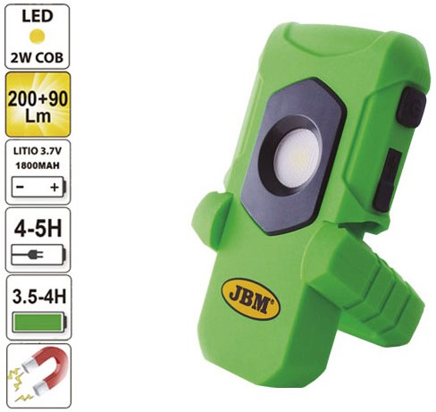 KANDELAMP FLEX-COB" LED 180+80LM. 2W JBM