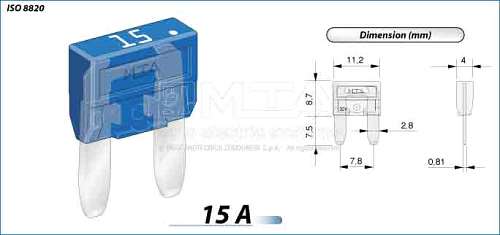 KAITSE 15A KAHVEL MINI 50TK (57476615)