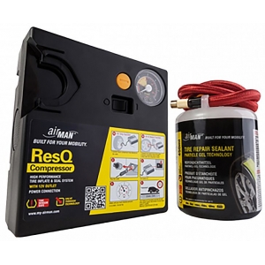 REHVIPARANDUSKOMPLEKT 450ML RESQ BASIC KIT KOMPRESSOR 12V MANOMEETRIGA