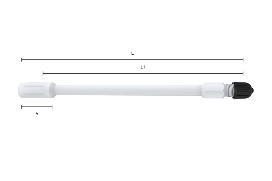 VENTIILIPIKENDUS 170MM. PLAST (V9-16-6) WONDER