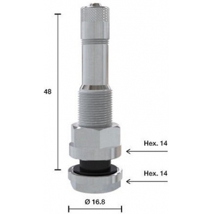 TL-VENTIIL VEOAUTO VALUV. 54MS  /  V3-22-3. AVA 9.7MM. SIRGE L=48MM. ALCOA VELGEDELE