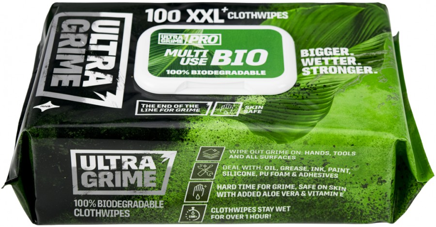 ULTRAGRIME PRO BIO MULTIUSE UNIVERSAALSED PUHASTUSLAPID 100TK / PAKK