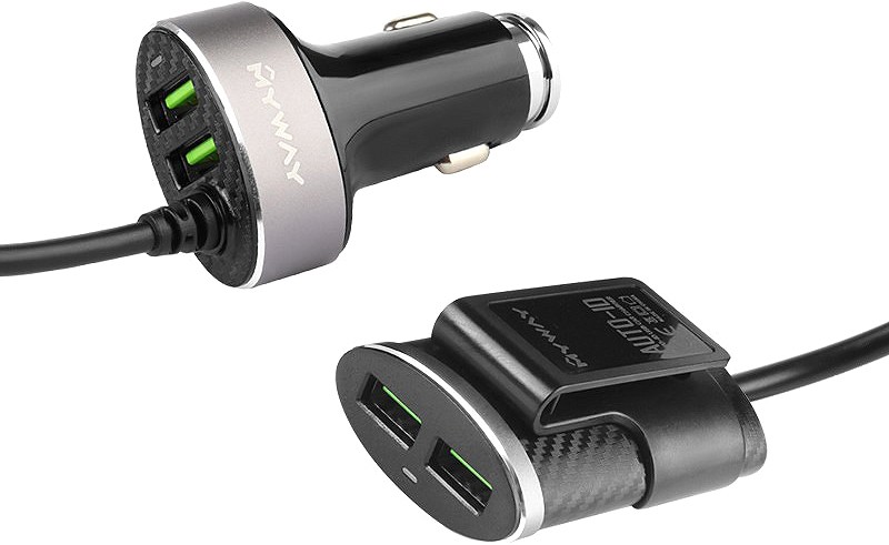 USB LAADIJA 2+2 PESAGA 12 / 24V 5.1A CARMOTION