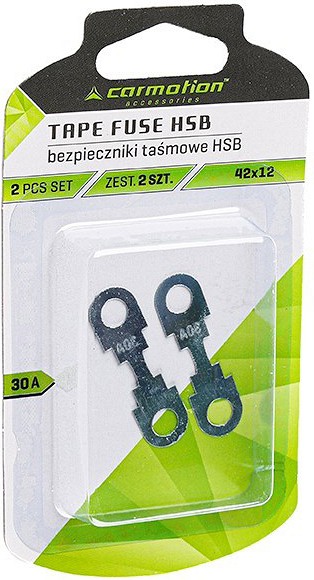 KAITSE HSB 42X12MM (KINNITUS 31MM) 30A 2TK BLISTER CARMOTION