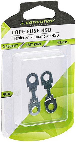 KAITSE HSB 42X12MM (KINNITUS 31MM) 40A 2TK BLISTER CARMOTION