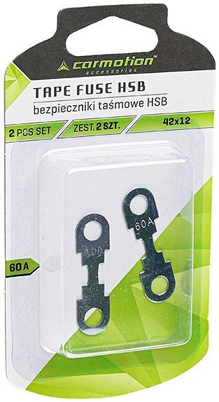 KAITSE HSB 42X12MM (KINNITUS 31MM) 60A 2TK BLISTER CARMOTION