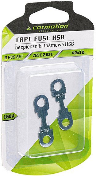 KAITSE HSB 42X12MM (KINNITUS 31MM) 150A 2TK BLISTER CARMOTION