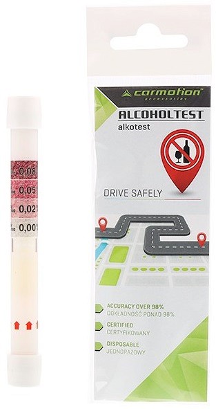 ALKOTESTER / ALKOMEETER ÜHEKORDNE CARMOTION