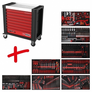 564-OS. TÖÖRIISTAKÄRU PERFORMANCEPLUS P25 8-SAHTLIGA KS TOOLS