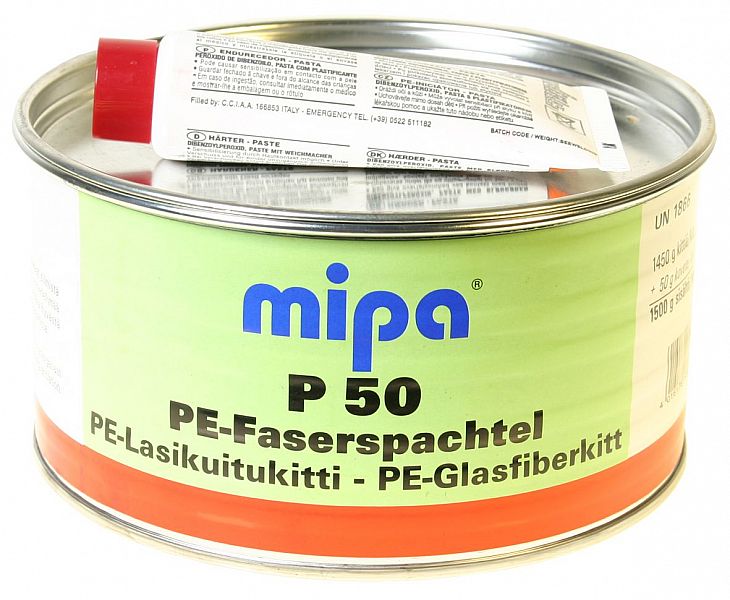 MIPA P50 KLAASKIUGA POLÜESTERPAHTEL 1.5KG
